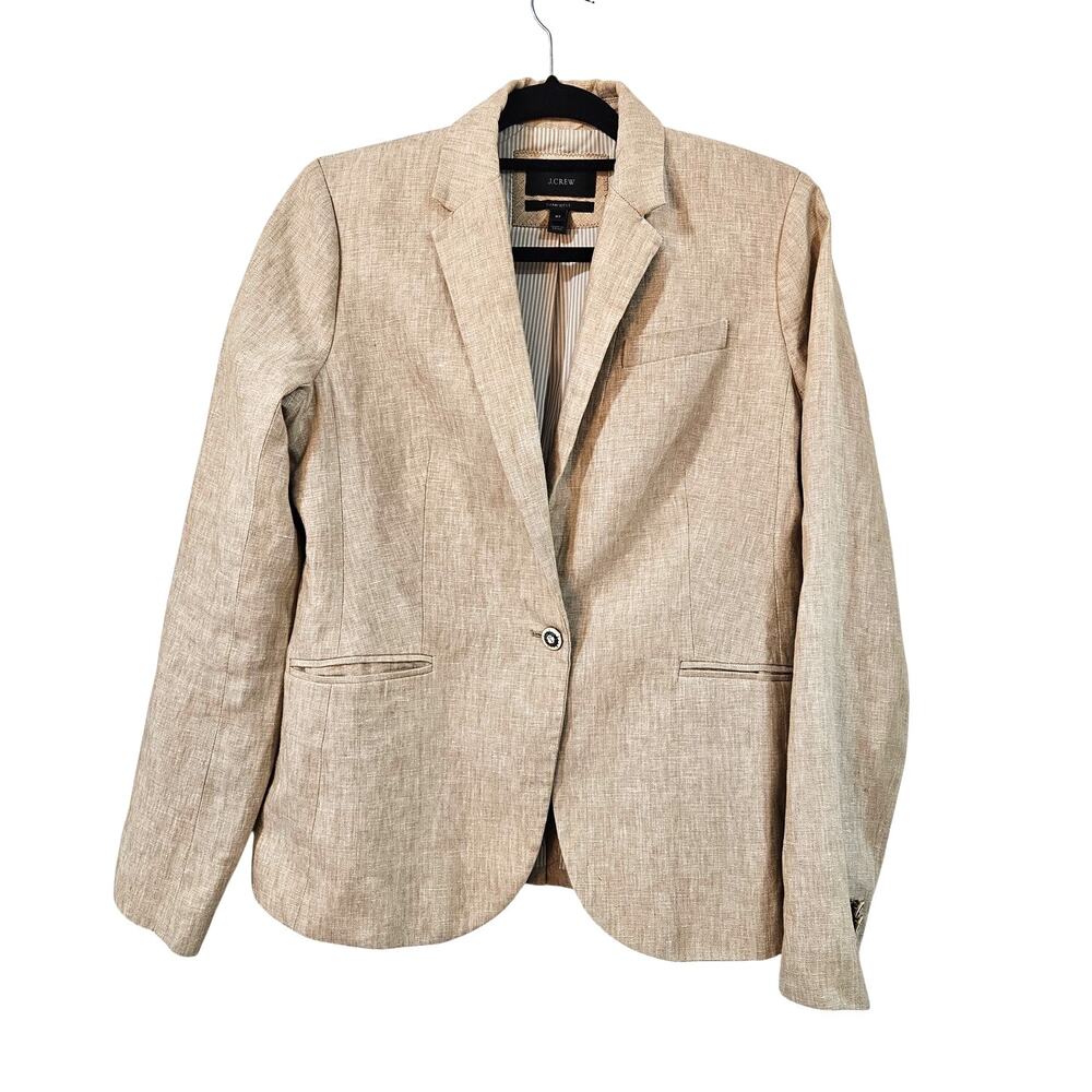 J.Crew Tall Campbell Blazer in Linen Size 8T